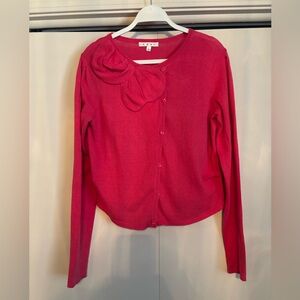 CAbi Pink Cardigan with Button Detail